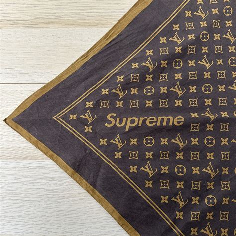 supreme lv handkerchief|supreme x louis vuitton jacket.